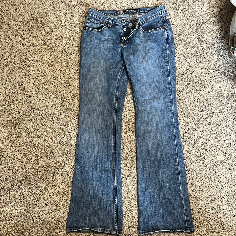 Vintage Cruel Girl Low-Rise Flare Jeans